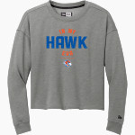 Riverton Hawks <span class="pdp-name-mascot">Riverton</span> New Era Women's Tri-Blend Fleece Long Sleeve Crew Front Thumbnail