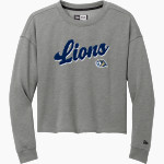 Calvary Lions New Era Women's Tri-Blend Fleece Long Sleeve Crew Front Thumbnail