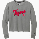 Imperial Tigers <span class="pdp-name-mascot">Imperial Tigers</span> New Era Women's Tri-Blend Fleece Long Sleeve Crew Front Thumbnail