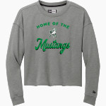 EVERGREEN PARK HIGH SCHOOL MUSTANGS <span class="pdp-name-mascot">EVERGREEN PARK MUSTANGS</span> New Era Women's Tri-Blend Fleece Long Sleeve Crew Front Thumbnail
