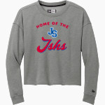 John Swett High School Online Apparel Store New Era Women's Tri-Blend Fleece Long Sleeve Crew Front Thumbnail