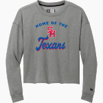 SAM HOUSTON HIGH SCHOOL TEXANS <span class="pdp-name-mascot">SAM HOUSTON TEXANS</span> New Era Women's Tri-Blend Fleece Long Sleeve Crew Front Thumbnail