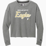 Woodland Baptist Eagles New Era Women's Tri-Blend Fleece Long Sleeve Crew Front Thumbnail