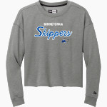 Minnetonka Skippers New Era Women's Tri-Blend Fleece Long Sleeve Crew Front Thumbnail