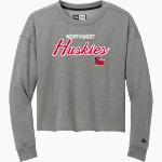 NORTHWEST HIGH SCHOOL HUSKIES <span class="pdp-name-mascot">NORTHWEST HUSKIES</span> New Era Women's Tri-Blend Fleece Long Sleeve Crew Front Thumbnail