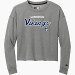 Lawrence University Vikings Online Store New Era Women's Tri-Blend Fleece Long Sleeve Crew Front Thumbnail