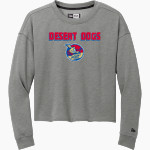 Mesquite Desert Dogs New Era Women's Tri-Blend Fleece Long Sleeve Crew Front Thumbnail