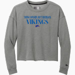 Wisconsin Lutheran Vikings <span class="pdp-name-mascot">Wisconsin Lutheran Vikings</span> New Era Women's Tri-Blend Fleece Long Sleeve Crew Front Thumbnail