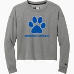 Asheville Catholic School Asheville Catholic <span class="pdp-name-mascot">Asheville Catholic School</span> New Era Women's Tri-Blend Fleece Long Sleeve Crew Front Thumbnail