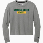 Cypress Creek Coyotes <span class="pdp-name-mascot">Cypress Creek Coyotes</span> New Era Women's Tri-Blend Fleece Long Sleeve Crew Front Thumbnail