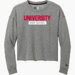 San Francisco University High School <span class="pdp-name-mascot">San Francisco University High School Red Devils</span> New Era Women's Tri-Blend Fleece Long Sleeve Crew Front Thumbnail