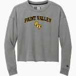 Paint Valley Bearcats <span class="pdp-name-mascot">Paint Valley Bearcats</span> New Era Women's Tri-Blend Fleece Long Sleeve Crew Front Thumbnail