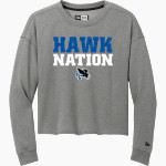 GILMAN CITY HIGH SCHOOL HAWKS New Era Women's Tri-Blend Fleece Long Sleeve Crew Front Thumbnail