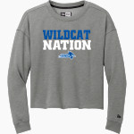 UMPIRE HIGH SCHOOL WILDCATS <span class="pdp-name-mascot">UMPIRE WILDCATS</span> New Era Women's Tri-Blend Fleece Long Sleeve Crew Front Thumbnail