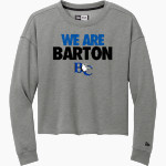 Barton College Official Store of the Bulldogs <span class="pdp-name-mascot">Barton Bulldogs</span> New Era Women's Tri-Blend Fleece Long Sleeve Crew Front Thumbnail