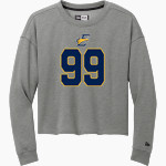 EAST MECKLENBURG HIGH SCHOOL EAGLES <span class="pdp-name-mascot">EAST MECKLENBURG EAGLES</span> New Era Women's Tri-Blend Fleece Long Sleeve Crew Front Thumbnail