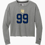 Morris Jeff Pelicans New Era Women's Tri-Blend Fleece Long Sleeve Crew Front Thumbnail