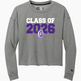 New Era Women's Tri-Blend Fleece Long Sleeve Crew