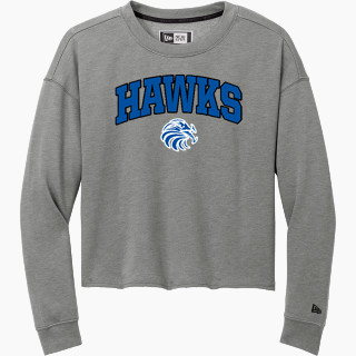 New Era Women's Tri-Blend Fleece Long Sleeve Crew