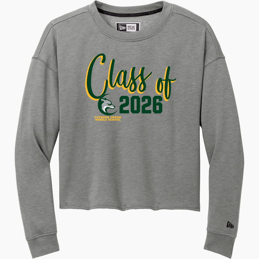 Cypress Creek Coyotes New Era Women's Tri-Blend Fleece Long Sleeve Crew