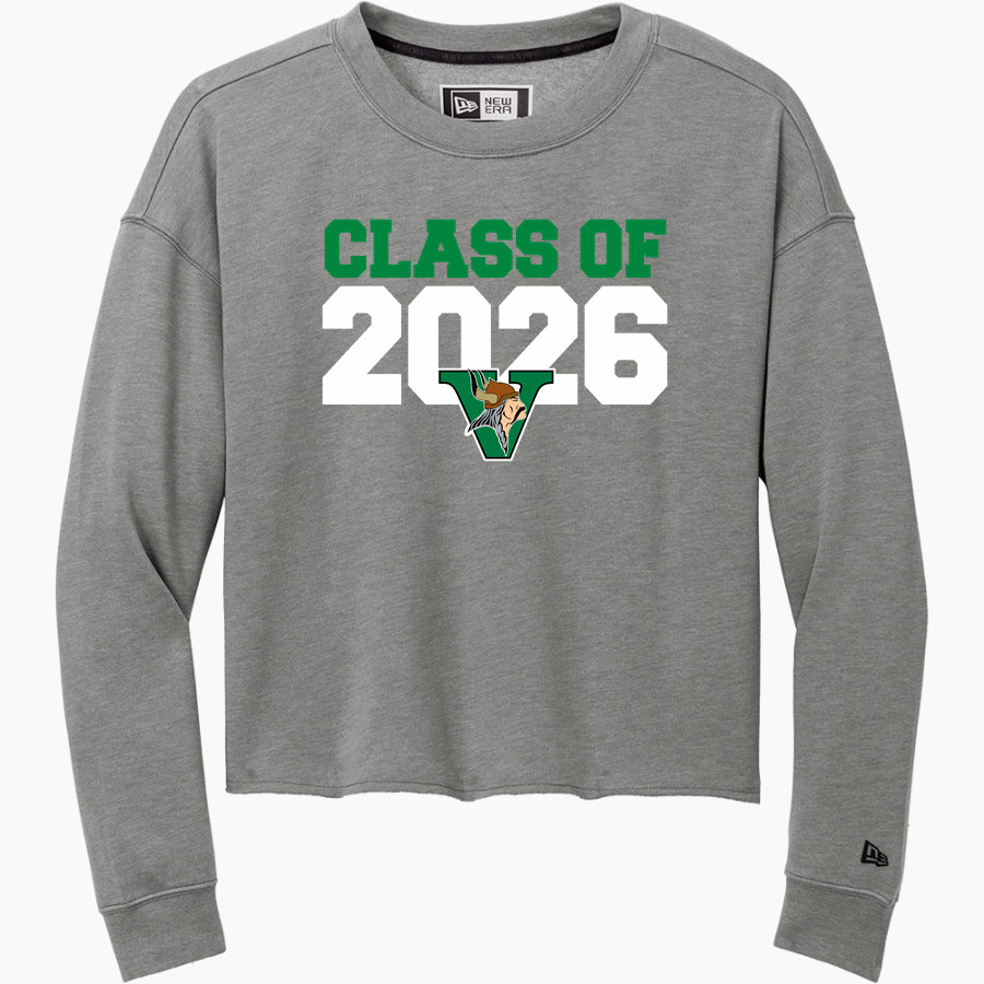 Miami Vandals The Official Online Store New Era Women's Tri-Blend Fleece Long Sleeve Crew