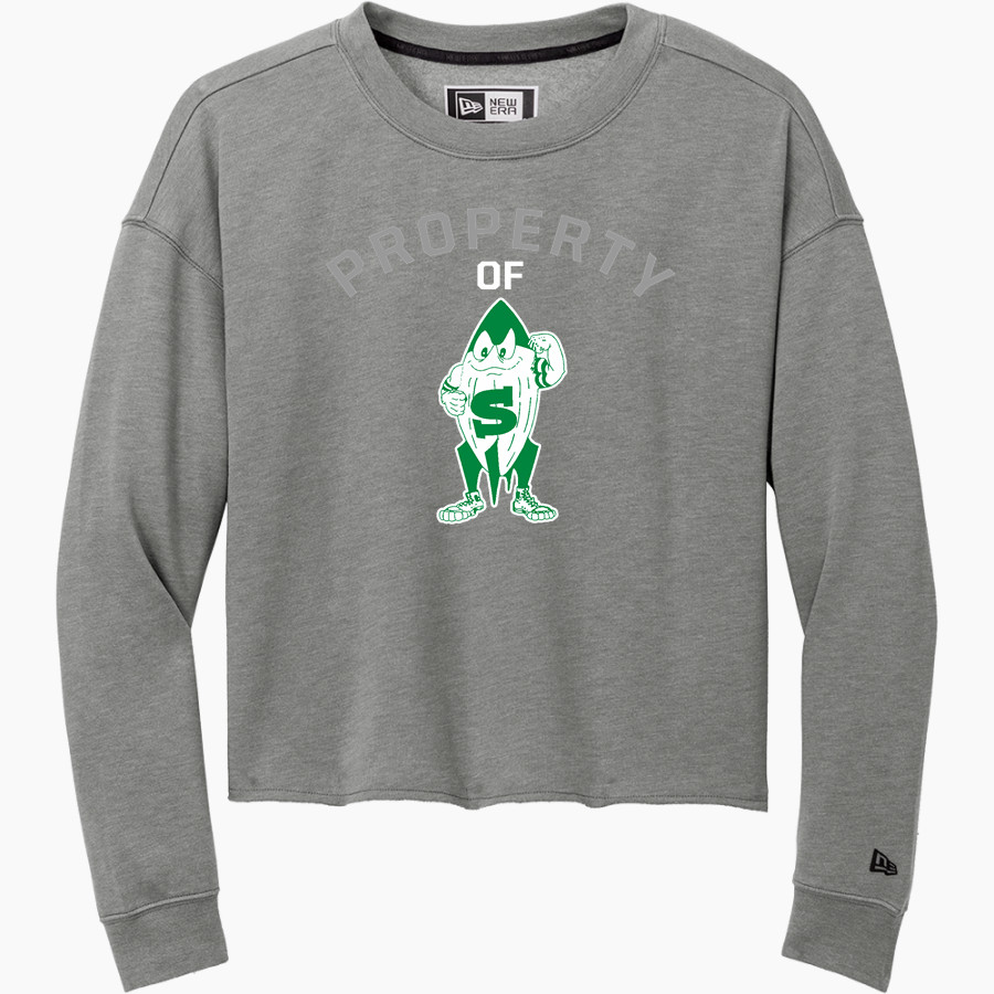 Syracuse Rockets New Era Women's Tri-Blend Fleece Long Sleeve Crew