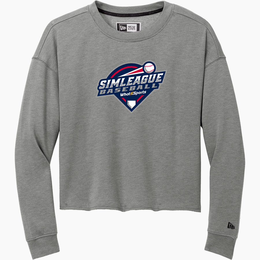 WHATIFSPORTS <span class="pdp-name-mascot">WHATIFSPORTS</span> New Era Women's Tri-Blend Fleece Long Sleeve Crew