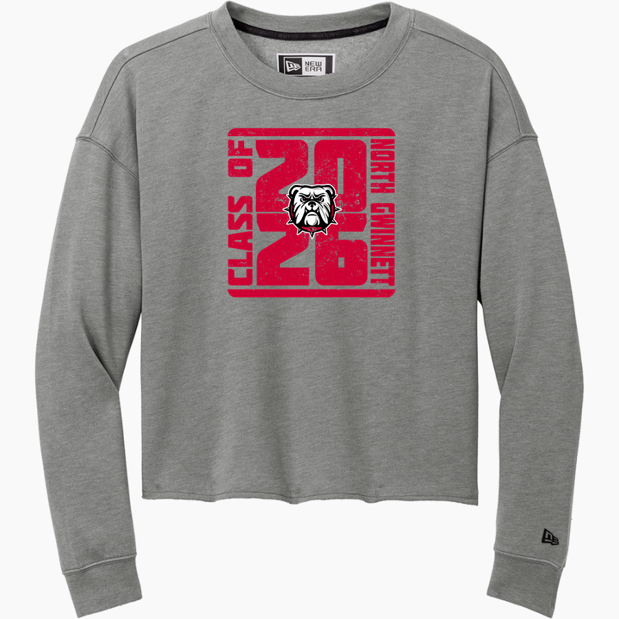 NORTH GWINNETT HIGH SCHOOL BULLDOGS <span class="pdp-name-mascot">NORTH GWINNETT BULLDOGS</span> New Era Women's Tri-Blend Fleece Long Sleeve Crew