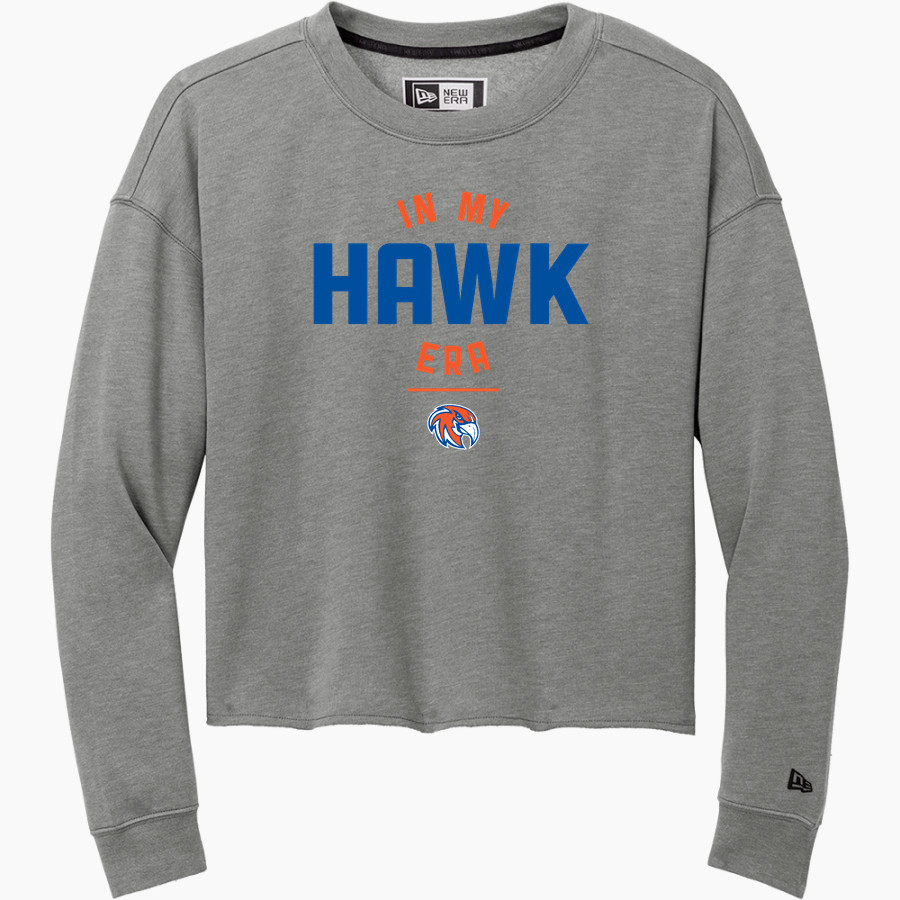 Riverton Hawks <span class="pdp-name-mascot">Riverton</span> New Era Women's Tri-Blend Fleece Long Sleeve Crew