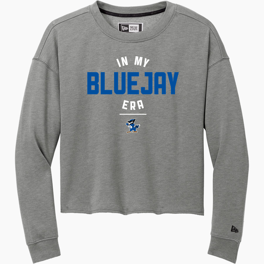 ATHENS HIGH SCHOOL BLUEJAYS New Era Women's Tri-Blend Fleece Long Sleeve Crew
