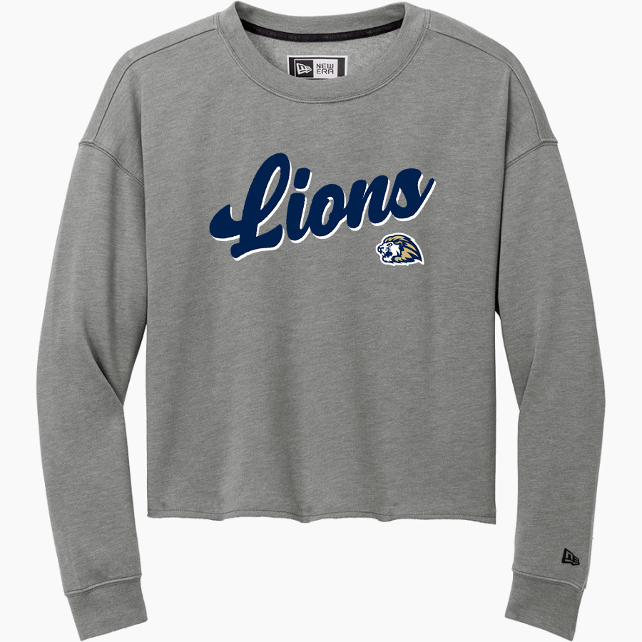 Calvary Lions New Era Women's Tri-Blend Fleece Long Sleeve Crew