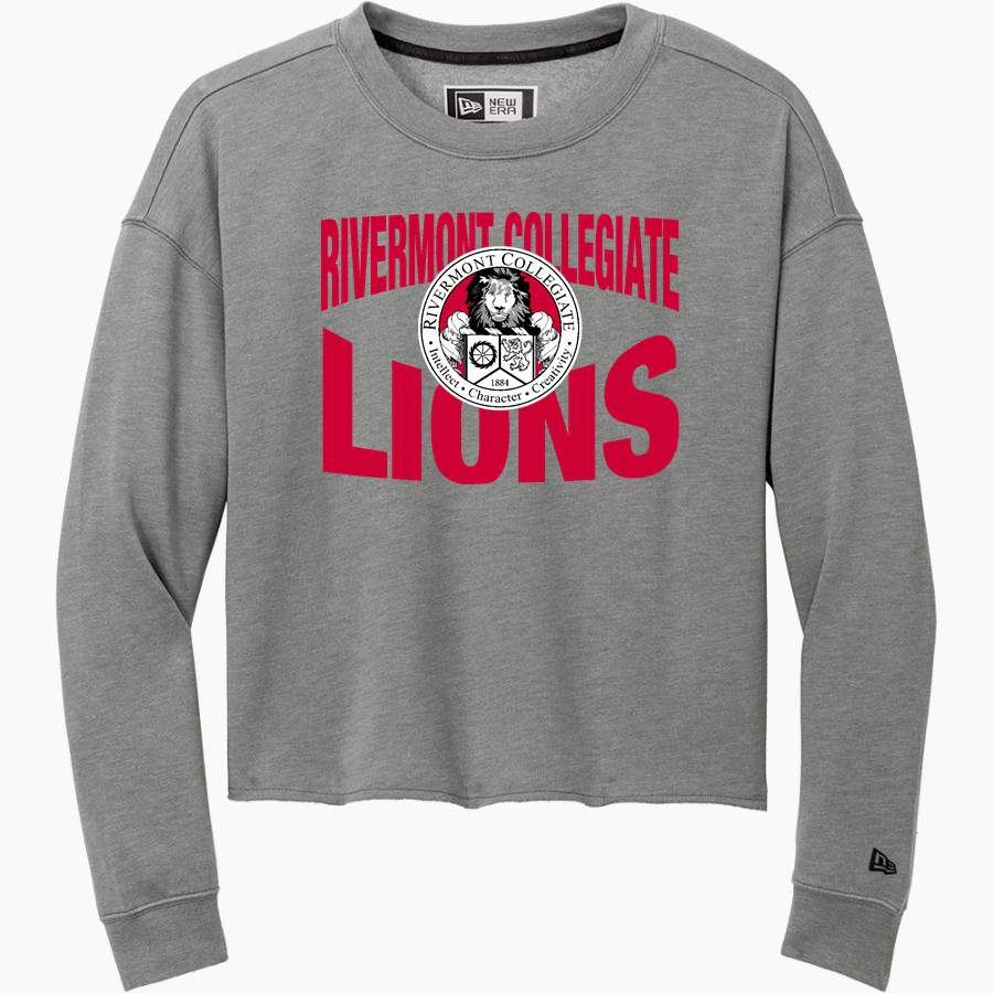 Rivermont Collegiate Lions New Era Women's Tri-Blend Fleece Long Sleeve Crew