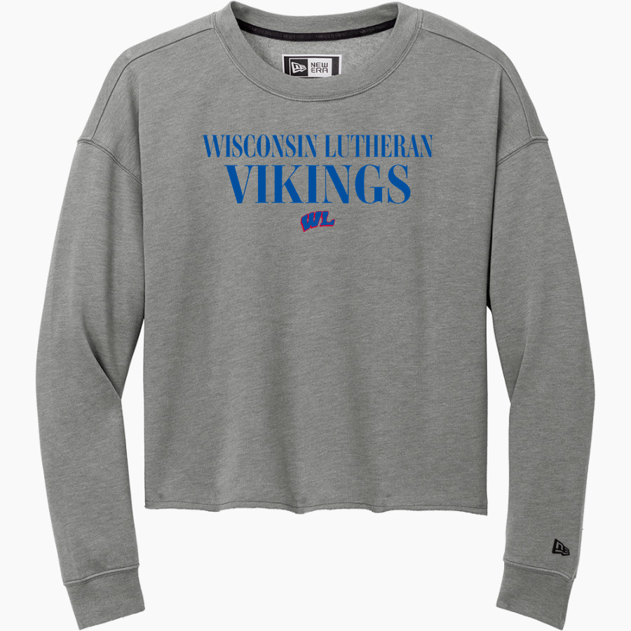 Wisconsin Lutheran Vikings <span class="pdp-name-mascot">Wisconsin Lutheran Vikings</span> New Era Women's Tri-Blend Fleece Long Sleeve Crew