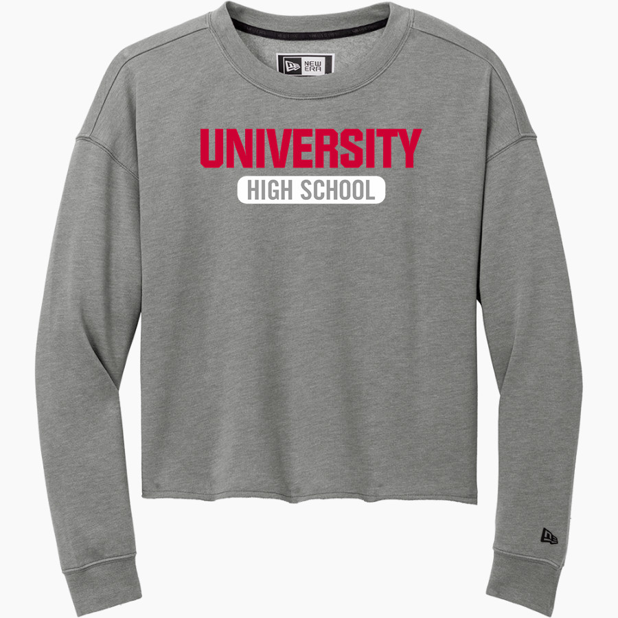 San Francisco University High School <span class="pdp-name-mascot">San Francisco University High School Red Devils</span> New Era Women's Tri-Blend Fleece Long Sleeve Crew