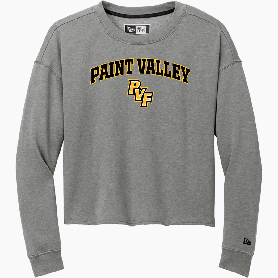 Paint Valley Bearcats <span class="pdp-name-mascot">Paint Valley Bearcats</span> New Era Women's Tri-Blend Fleece Long Sleeve Crew