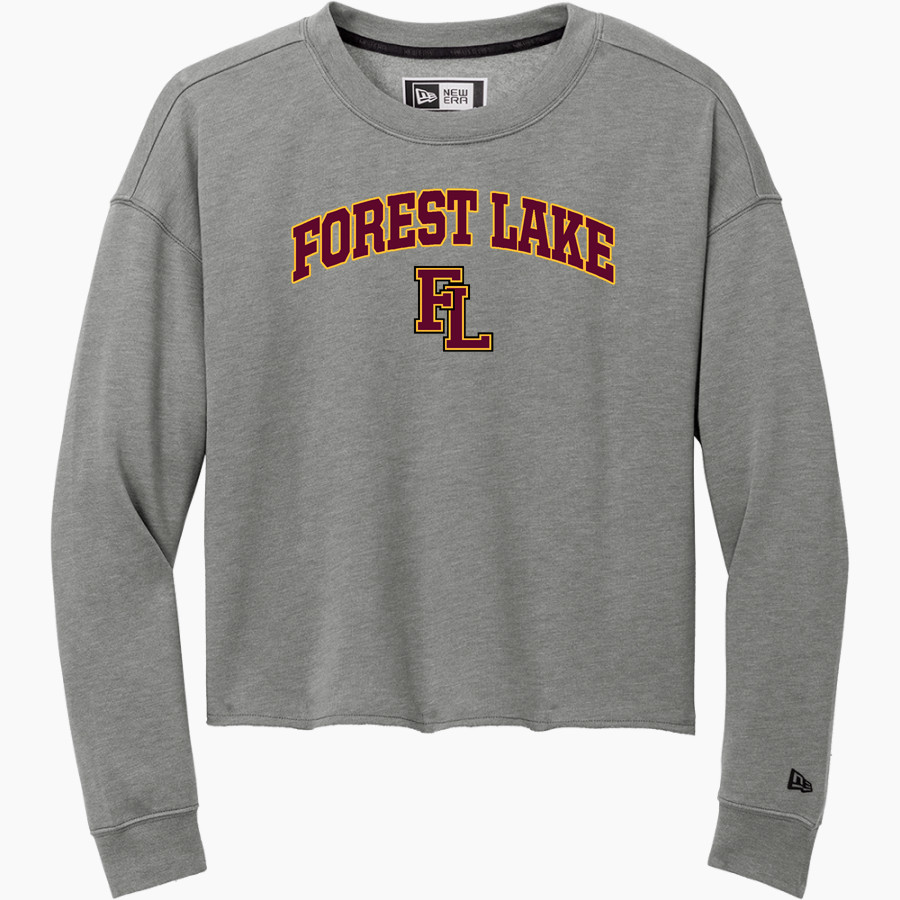 Forest Lake Rangers New Era Women's Tri-Blend Fleece Long Sleeve Crew