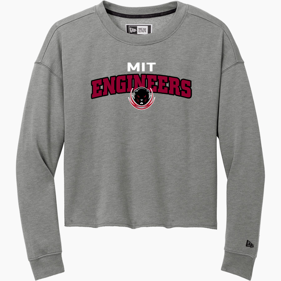 Massachusetts Institute of Technology New Era Women's Tri-Blend Fleece Long Sleeve Crew