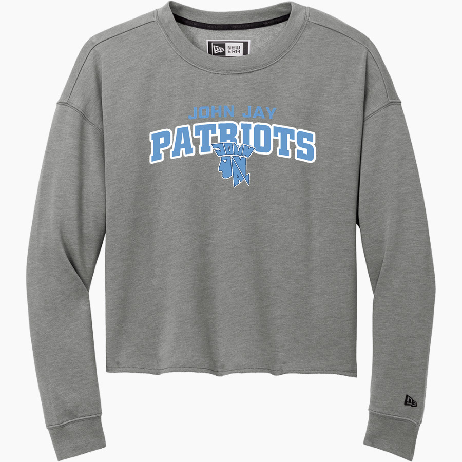 JOHN JAY HIGH SCHOOL PATRIOTS <span class="pdp-name-mascot">JOHN JAY PATRIOTS</span> New Era Women's Tri-Blend Fleece Long Sleeve Crew