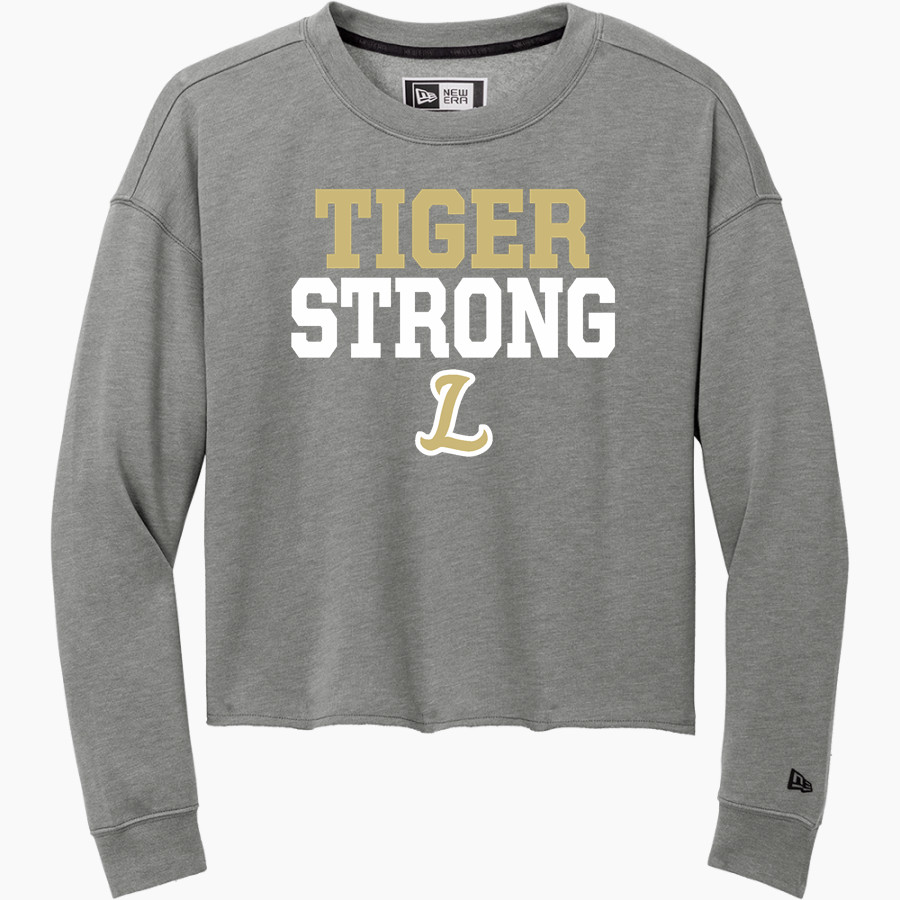 Lebanon Tigers <span class="pdp-name-mascot">Lebanon Tigers</span> New Era Women's Tri-Blend Fleece Long Sleeve Crew