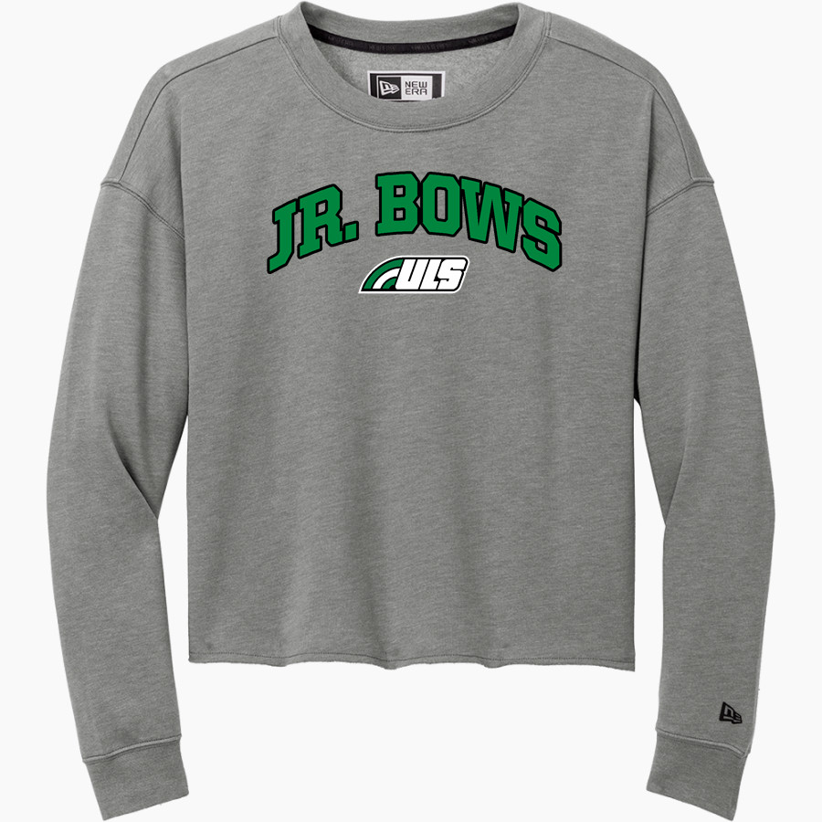 ULS Jr. Bows <span class="pdp-name-mascot">Junior Rainbows</span> New Era Women's Tri-Blend Fleece Long Sleeve Crew