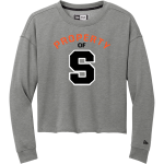 Schuylerville Horses <span class="pdp-name-mascot">Schuylerville Black Horses</span> New Era Women's Tri-Blend Fleece Long Sleeve Crew Front Thumbnail