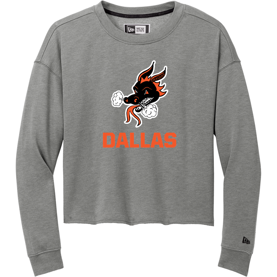 DALLAS HIGH SCHOOL DRAGONS <span class="pdp-name-mascot">DALLAS DRAGONS</span> New Era Women's Tri-Blend Fleece Long Sleeve Crew