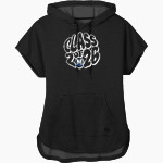 Mission University Mission University New Era Women's Performance Terry Short Sleeve Hoodie Front Thumbnail