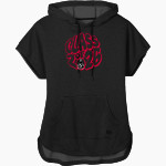 SPRINGFIELD HIGH SCHOOL SENATORS <span class="pdp-name-mascot">SPRINGFIELD SENATORS</span> New Era Women's Performance Terry Short Sleeve Hoodie Front Thumbnail