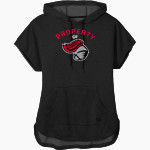 COON RAPIDS-BAYARD HIGH SCHOOL CRUSADERS <span class="pdp-name-mascot">COON RAPIDS - BAYARD CRUSADERS</span> New Era Women's Performance Terry Short Sleeve Hoodie Front Thumbnail