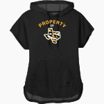 SEALY HIGH SCHOOL TIGERS <span class="pdp-name-mascot">SEALY TIGERS</span> New Era Women's Performance Terry Short Sleeve Hoodie Front Thumbnail