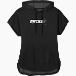 Southwest Christian Stars New Era Women's Performance Terry Short Sleeve Hoodie Front Thumbnail