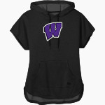 Woodlawn Panthers <span class="pdp-name-mascot">Woodlawn Panthers</span> New Era Women's Performance Terry Short Sleeve Hoodie Front Thumbnail