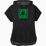 Hackberry Mustangs <span class="pdp-name-mascot">Hackberry Mustangs</span> New Era Women's Performance Terry Short Sleeve Hoodie Front Thumbnail
