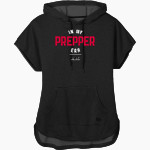MMI PREPARATORY SCHOOL PREPPERS <span class="pdp-name-mascot">MMI PREPARATORY PREPPERS</span> New Era Women's Performance Terry Short Sleeve Hoodie Front Thumbnail